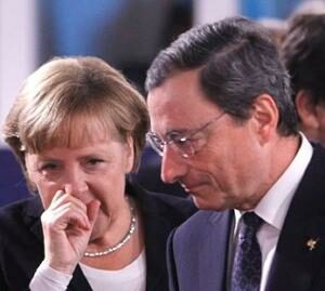 Angela Merkel e Mario Draghi