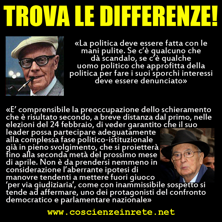 Scopri di più sull'articolo L’ultima, pessima, uscita di Napolitano. Emblema di come è ridotta la nostra patria.