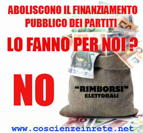 Scopri di più sull'articolo Perché questo governo abolisce il finanziamento pubblico dei partiti