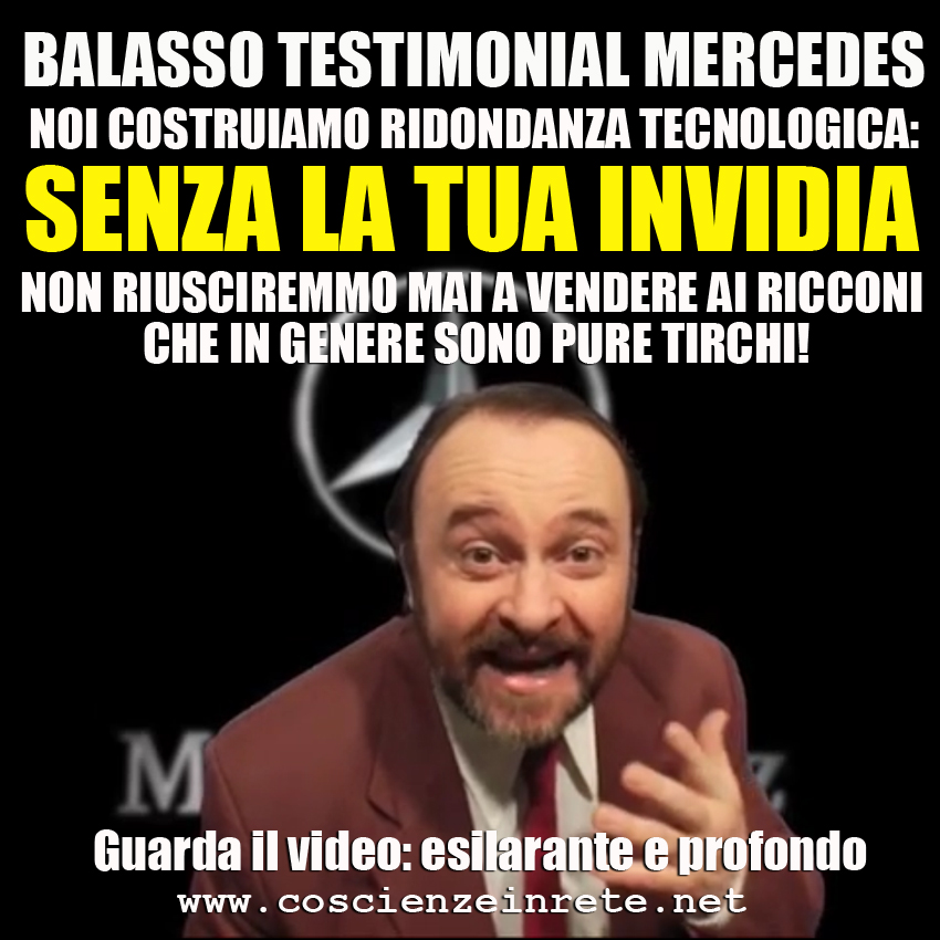 Scopri di più sull'articolo Balasso Testimonial Mercedes