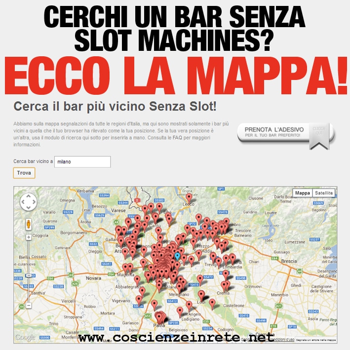 Scopri di più sull'articolo La mappa dei bar senza slot machines!