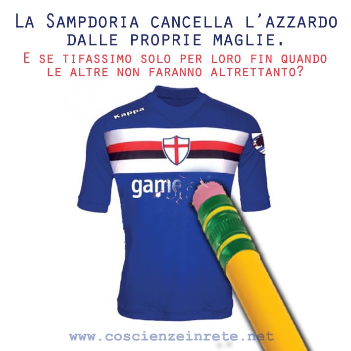 Scopri di più sull'articolo La Sampdoria rinuncia allo sponsor d’azzardo