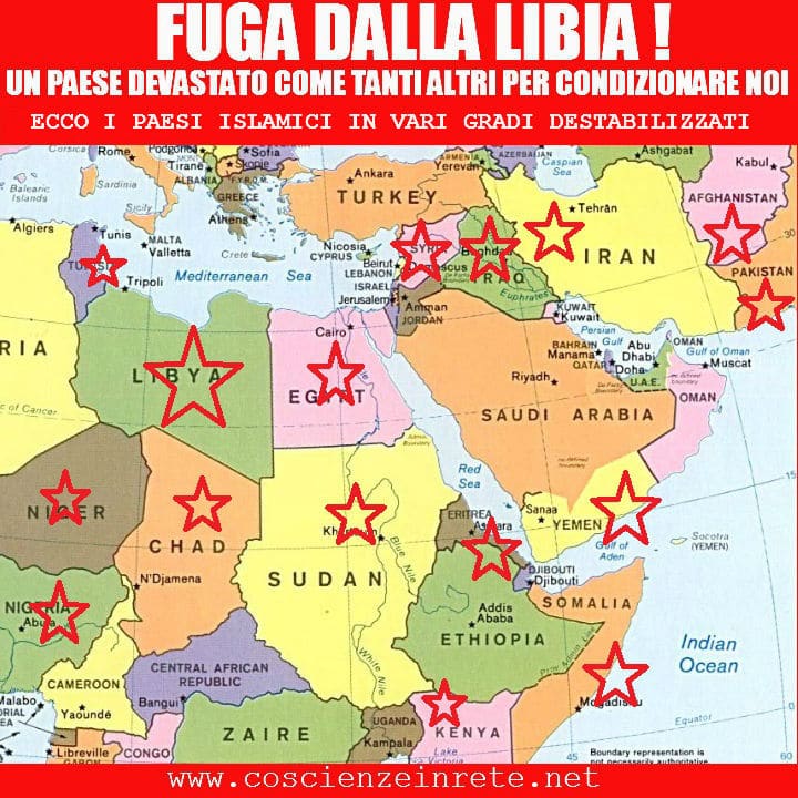 Scopri di più sull'articolo Fuga dalla Libia: situazione fuori controllo grazie agli interventi “umanitari”.