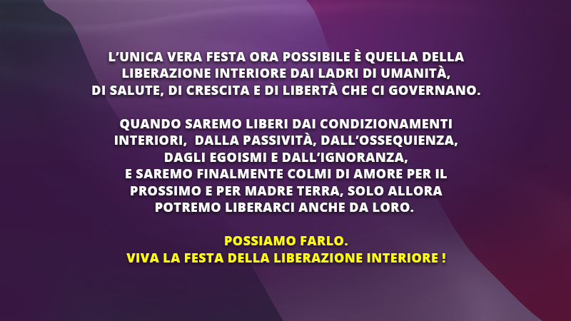 Scopri di più sull'articolo 25 Aprile – Viva la Liberazione Interiore!