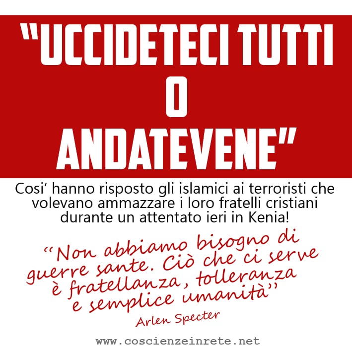 Scopri di più sull'articolo Musulmani impediscono una strage di cristiani in Kenia