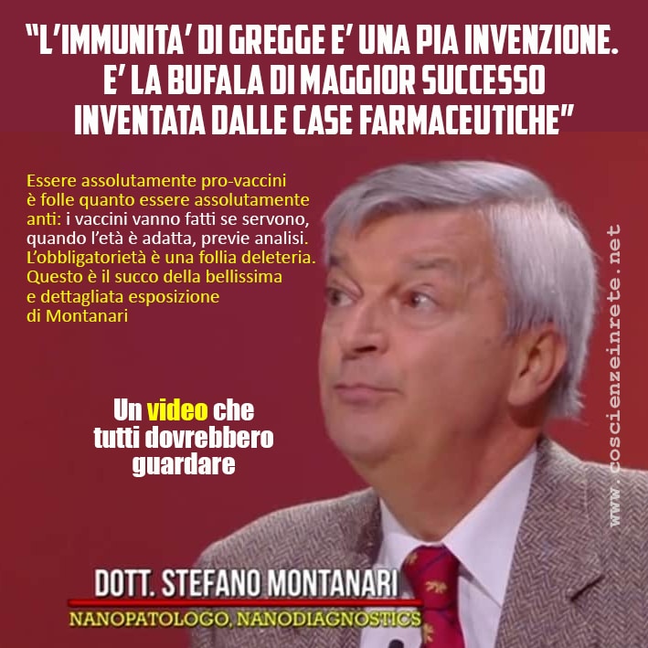 Scopri di più sull'articolo SCANDALO VACCINI: ANALISI, DICHIARAZIONI E FATTI a cura del Dott. Stefano Montanari